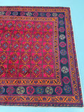 3x1.5m Vintage Persian Quchan Rug - shoparug