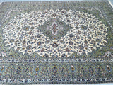 3.8x2.8m Vintage Persian Kashan Rug - shoparug