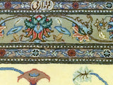 1.5x1m Masterpiece Persian Qum Rug Signed - shoparug