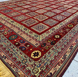 3.1x2.1m Persian Afshari Sumak Tapestry Rug - shoparug