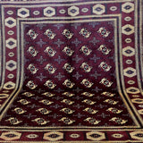 3.8x2.7m Bokhara Design Turkoman Persian Rug - shoparug