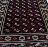 3.8x2.7m Bokhara Design Turkoman Persian Rug - shoparug