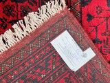 3x2m Tribal Afghan Andkhoy Rug