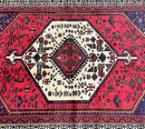 2x1.4m Village Khamseh Persian Rug