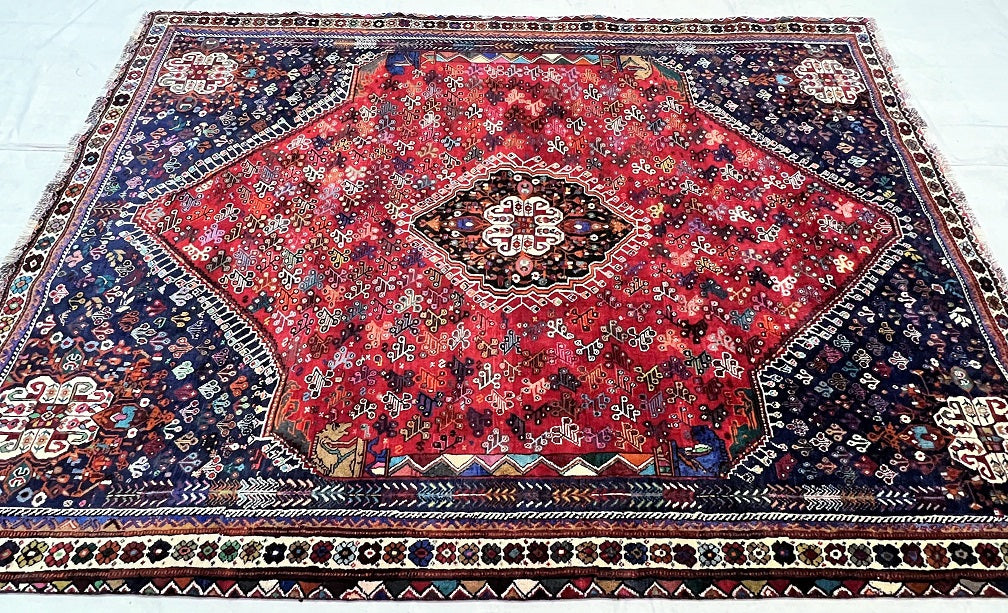 2.9x2.1m Persian Qashqai Shiraz Rug