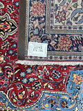 2.15x1.35m Persian Shahreza Qum Rug