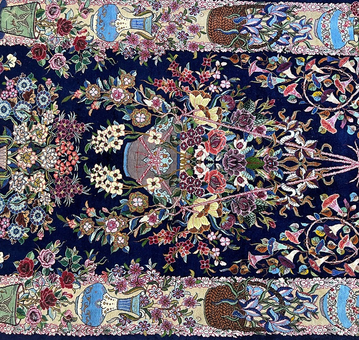 Masterpiece Persian Qum Rug 2x1.3m | shoparug