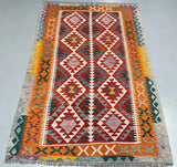 Afghan Kyber Kilim Rug 2x1.3m