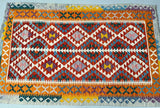 Afghan Kyber Kilim Rug 2x1.3m