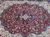 Large room size lambs wool handmade Persian Tabriz rug 342x250cm Canberra
