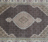 Indian Tabriz Mahi Rug 2.5x1.7m