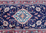 4.5m long pure wool hand knotted Persian Arak Sarough hall runner rug