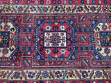 Pure Wool Tribal Hand Knotted Antique Persian Qarajeh Hall Runner Rug 470x105cm Melbourne
