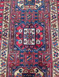 Pure Wool Tribal Hand Knotted Antique Persian Qarajeh Hall Runner Rug 470x105cm Sydney