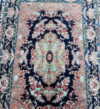 Superb Authentic Handmade Pure Silk Persian Qum Rug at Persian rug warehouse in Perth