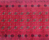 Wool Handmade Afghan Shirin Tagab Hall Runner Rug 398x80cm