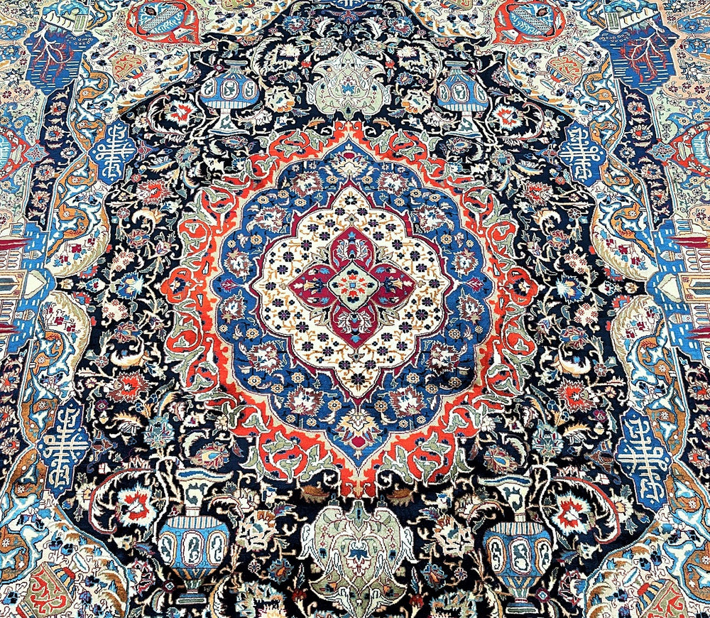 Treasure Design Persian Kashmar Rug 4x3m