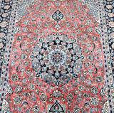 Full room size traditional hand knotted Persian Isfahan rug 3.1x2.1m