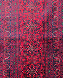Oversize 6m long lambs wool handmade Afghan Kunduz hall runner rug