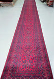 Oversize 6m long lambs wool handmade Afghan Kunduz hall runner rug Australia