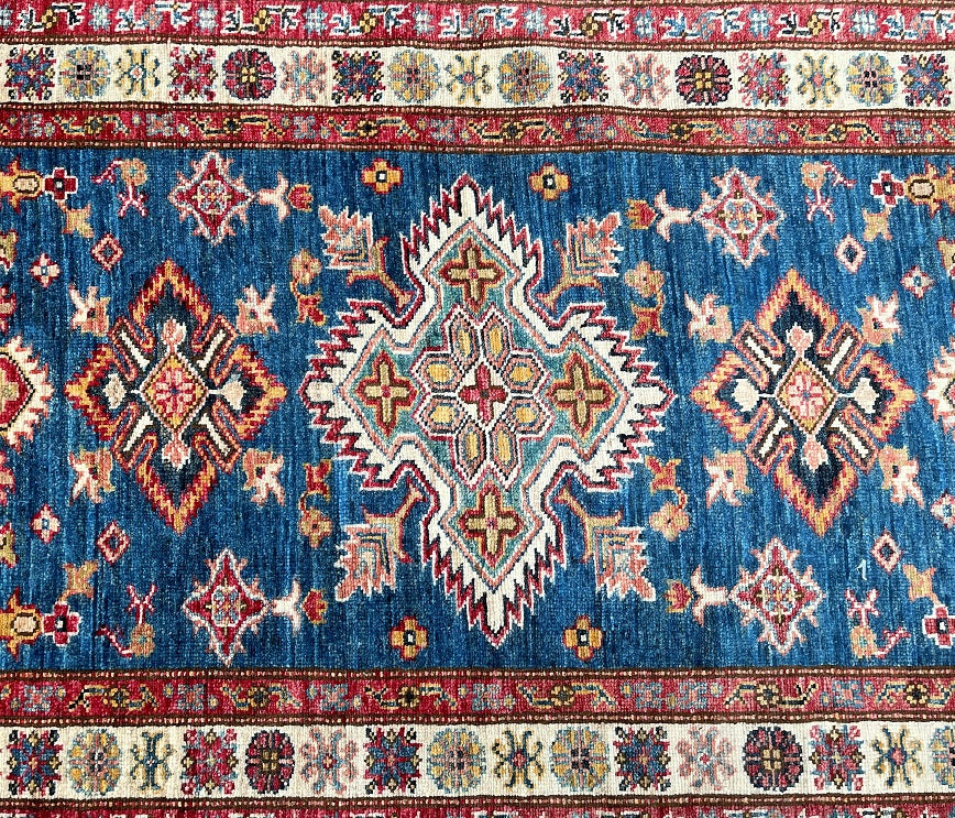6m Afghan Super Kazak Hall Runner