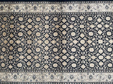 Extra Long Genuine Hand Knotted Oriental Jaipur Hall Runner 607x79cm Perth