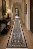 Extra Long Genuine Hand Knotted Oriental Jaipur Hall Runner 607x79cm Sydney