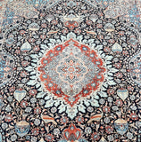 Massive room size antique treasure design Persian Kashmar rug 3.8x3m