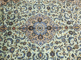 Pistachio Persian Kashan Rug 4x3m