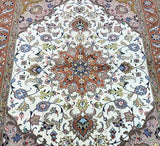 Fine Authentic Handmade Persian Tabriz Rug 2x1.5m