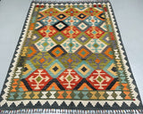 Handmade Afghan Kilim Rug 195x156cm shoparug