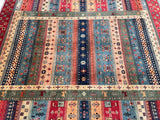 Gabbeh Afghan Royal Kazak Rug 2.9x2.1m