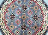 Afghan Kazak Round Rug 1.5x1.5m