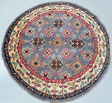 Afghan Kazak Round Rug 1.5x1.5m For Brisbane Homes.