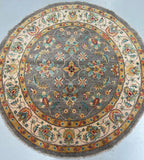 Afghan Chobi Round Rug 1.5x1.5m