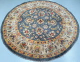 Afghan Chobi Round Rug 1.85x1.85m