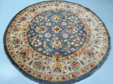 Afghan Chobi Round Rug 1.85x1.85m
