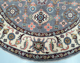 Afghan Kazak Round Rug 2x2m