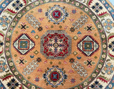 Afghan Kazak Round Rug 1.5x1.5m