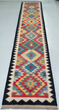 3.9m Afghan Aryana Kilim Hall Runner