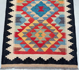 3.9m Afghan Aryana Kilim Hall Runner