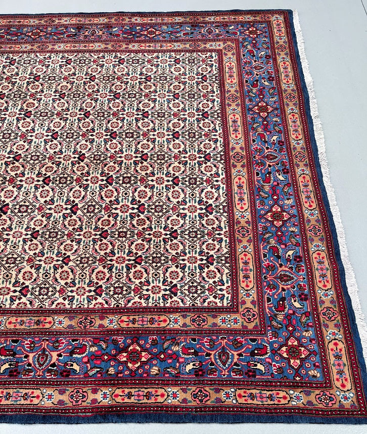 3x2.1m Herati Persian Birjand Rug