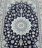 Vintage Persian Nain Rug 3x2m