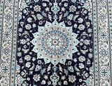 Vintage Persian Nain Rug 3x2m