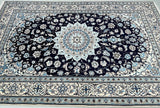 Vintage Persian Nain Rug 3x2m