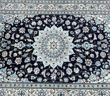 Vintage Persian Nain Rug 3x2m