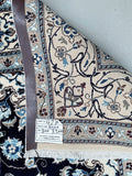 Vintage Persian Nain Rug 3x2m