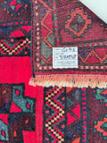 Vintage Tribal Persian Quchan Rug 3.1x2.2m