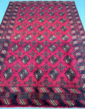 3x2.1m Vintage Persian Turkoman Rug