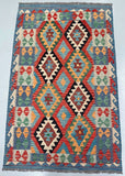 Afghan Kyber Kilim Rug 1.7x1m